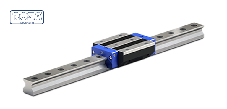 guidage linéaire à recirculation de rouleaux