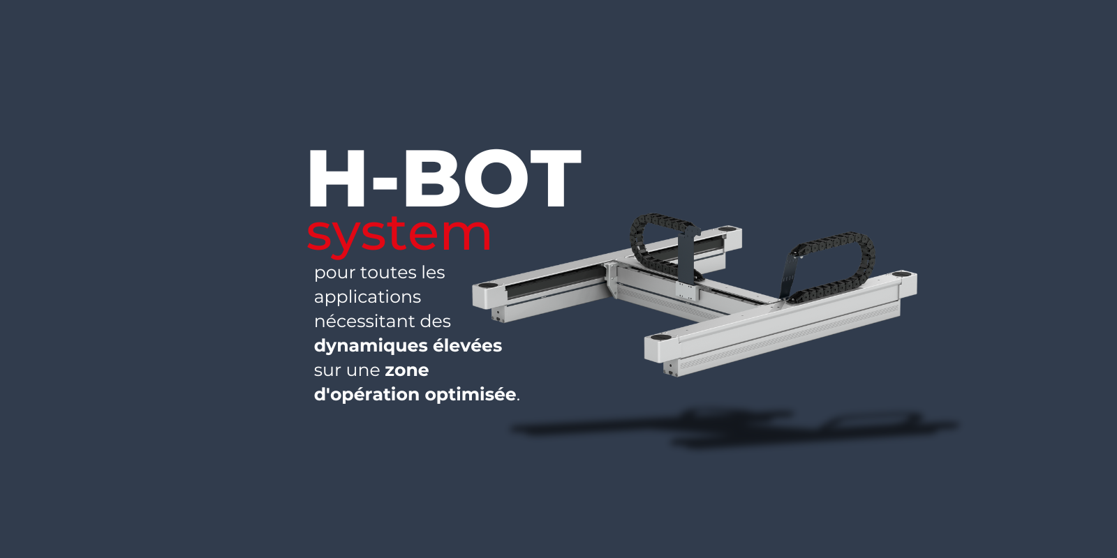 Rollon lance le nouveau système de portique H-Bot