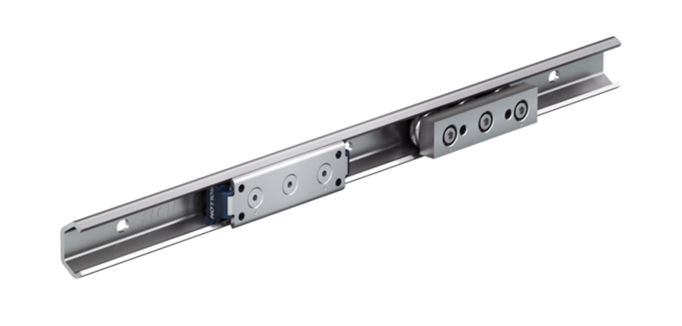 Linear bearings with bended C-profile