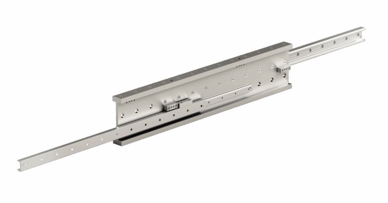 Full extension telescopic rails