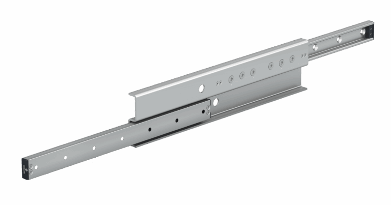 Full extension telescopic rails