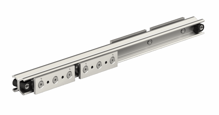 Full extension telescopic rails