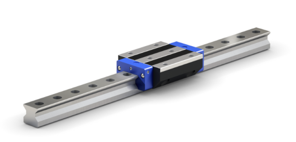 Monorail linear guide for high-load applications