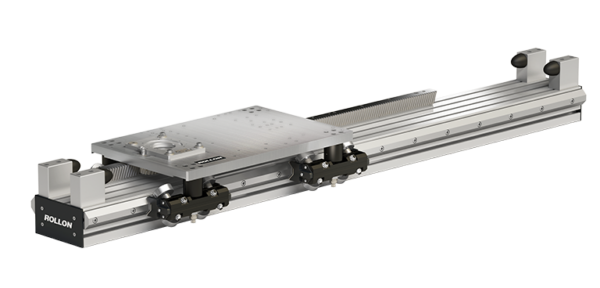 Rack and pinion driven linear actuators